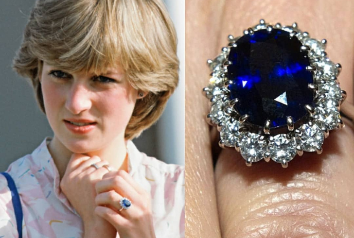 Princess Diana's wedding ring design wasn't random; it drew inspiration from Queen Victoria's sapphire brooch.